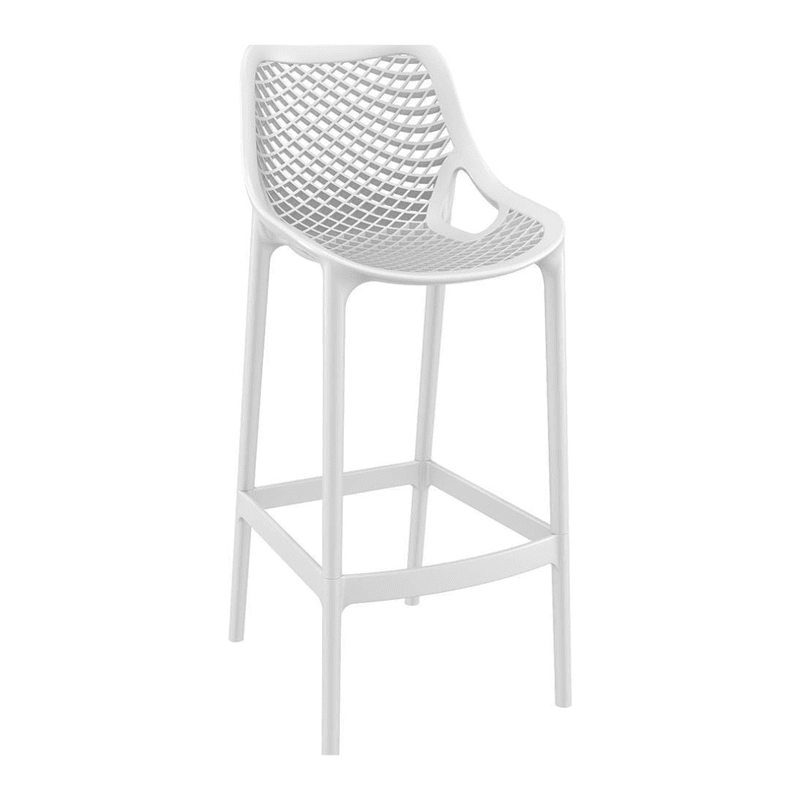 Barkruk Voor Buiten Of Binnen Wit Siesta Air 75 Cm