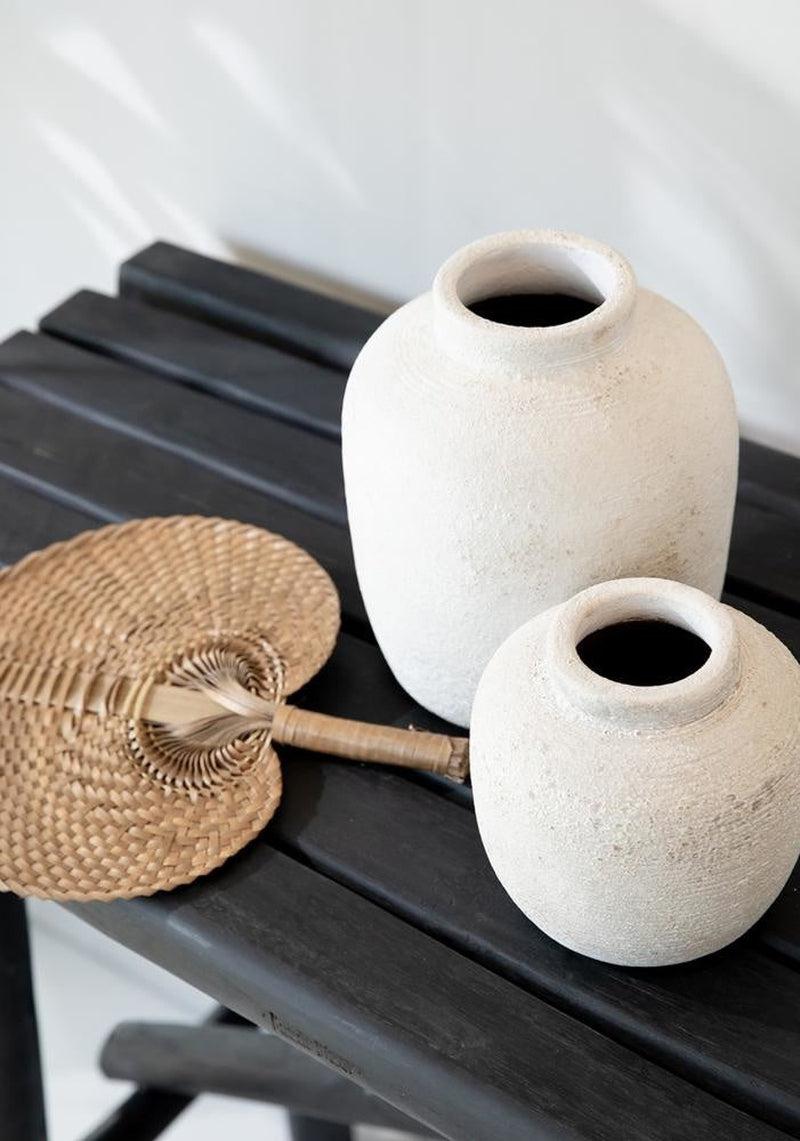 Bazar Bizar Grijze Betonlook Vaas Peaky S