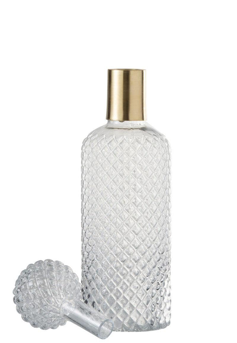 Bottle Chic Transparant Goud L