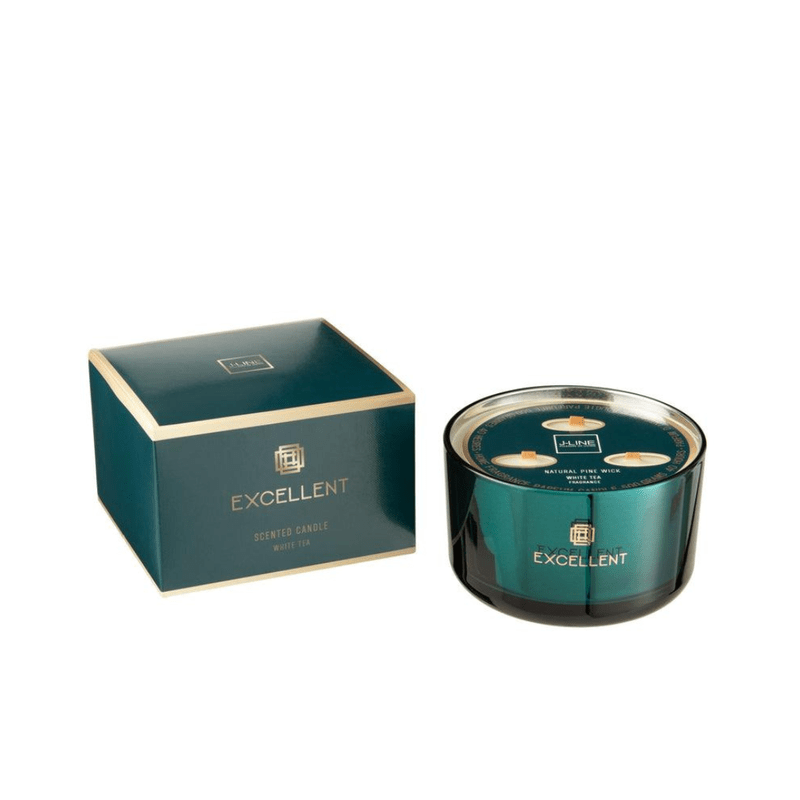 Geurkaars Groot Petrol Excellent White Tea L