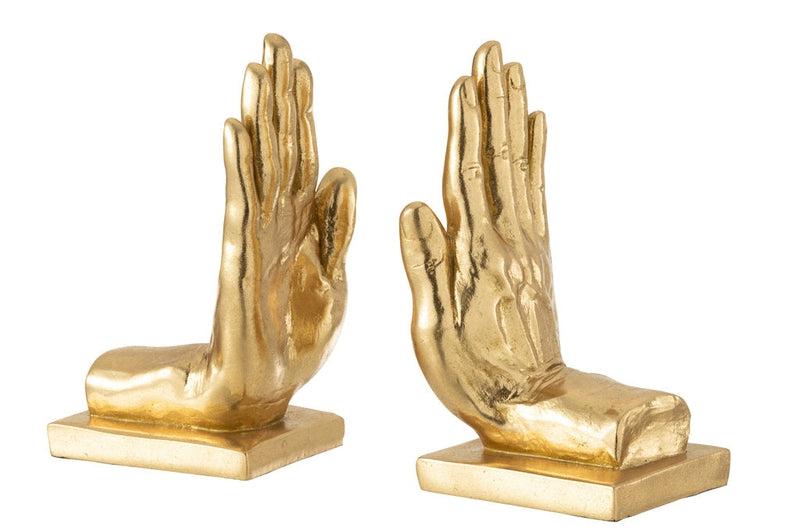 J-Line Boekenstandaard Gouden Handen