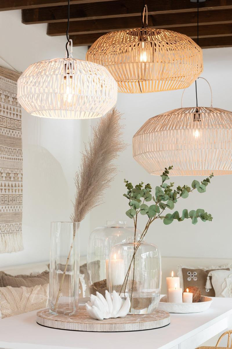 J-Line Decoratie Tros Bananen Wit