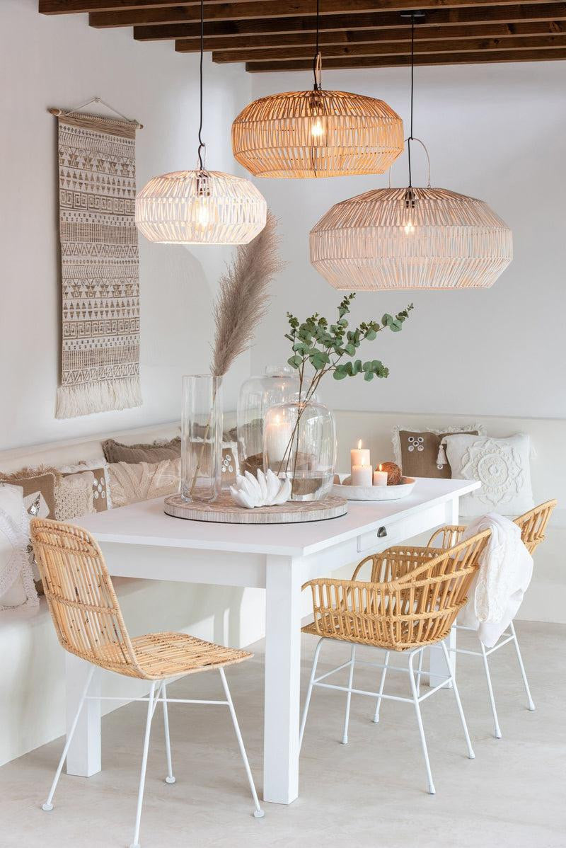 J-Line Decoratie Tros Bananen Wit