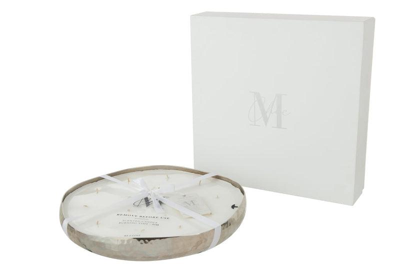 J-Line Geurkaars Rond Zilver Xl