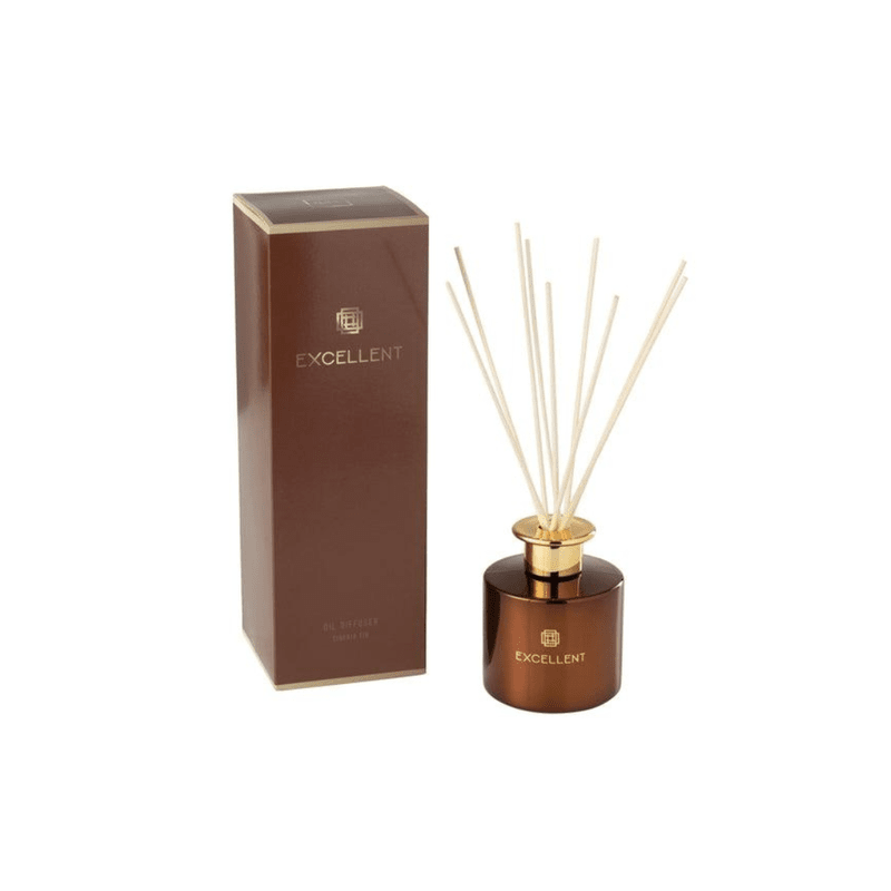 J-Line Geurstokjes Luxe Bruin Excellent Siberia Fir