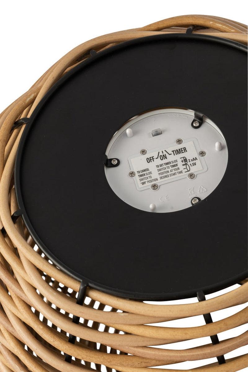 J-Line Gewoven Led Lantaarn Tuin M