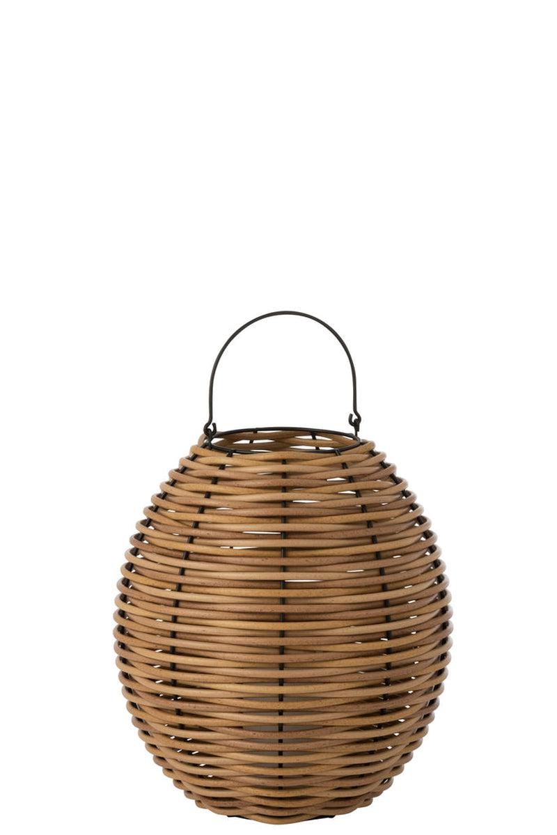 J-Line Gewoven Led Lantaarn Tuin M