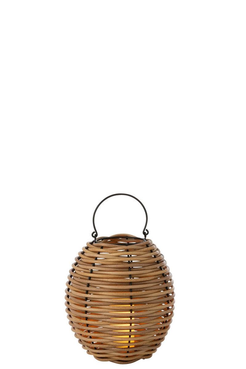 J-Line Gewoven Led Lantaarn Tuin S