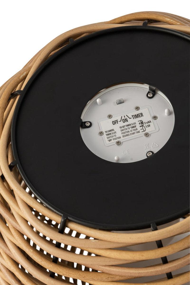 J-Line Gewoven Led Lantaarn Tuin S