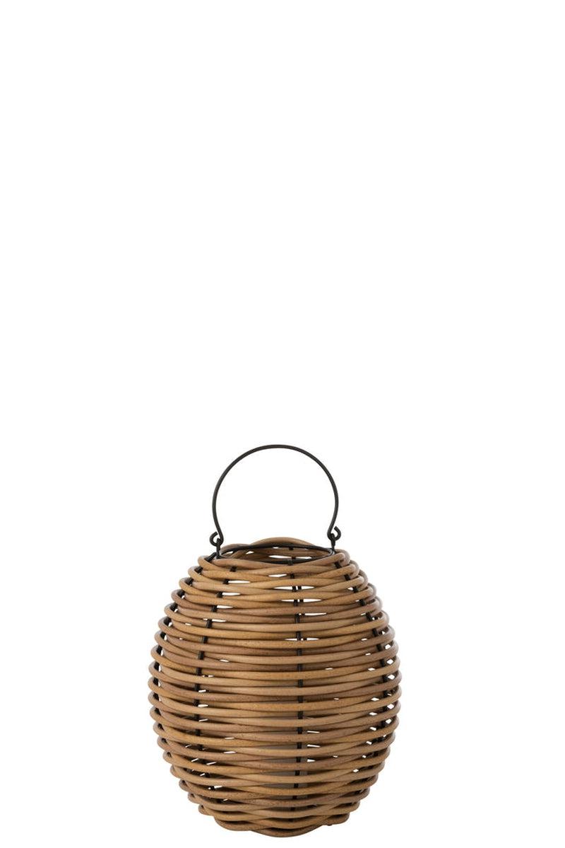 J-Line Gewoven Led Lantaarn Tuin S