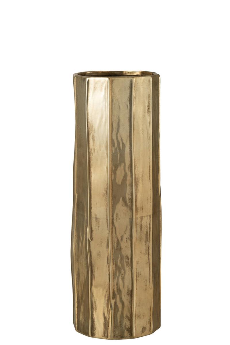J-Line Hoge Smalle Vaas Ary Goud S