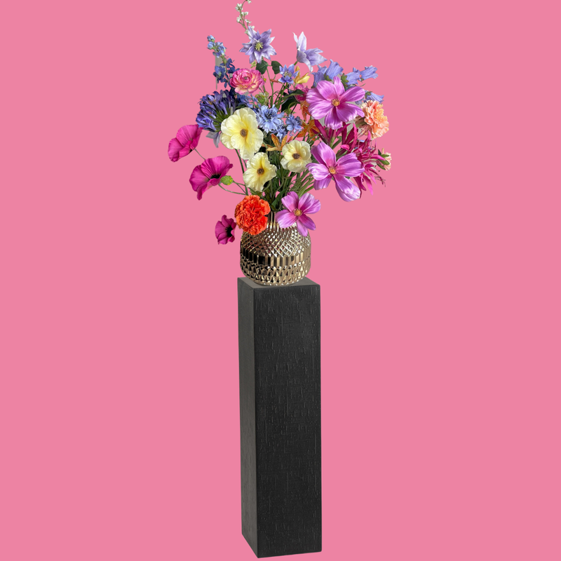 J-Line Hoge Zwarte Zuil 82Cm