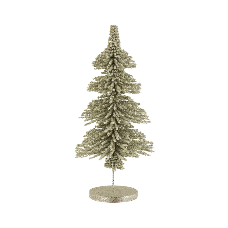 J-Line Kerstboom Glitter Bolletjes L