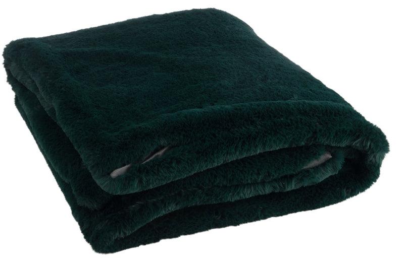 J-Line Luxe Plaid Petrol Groen