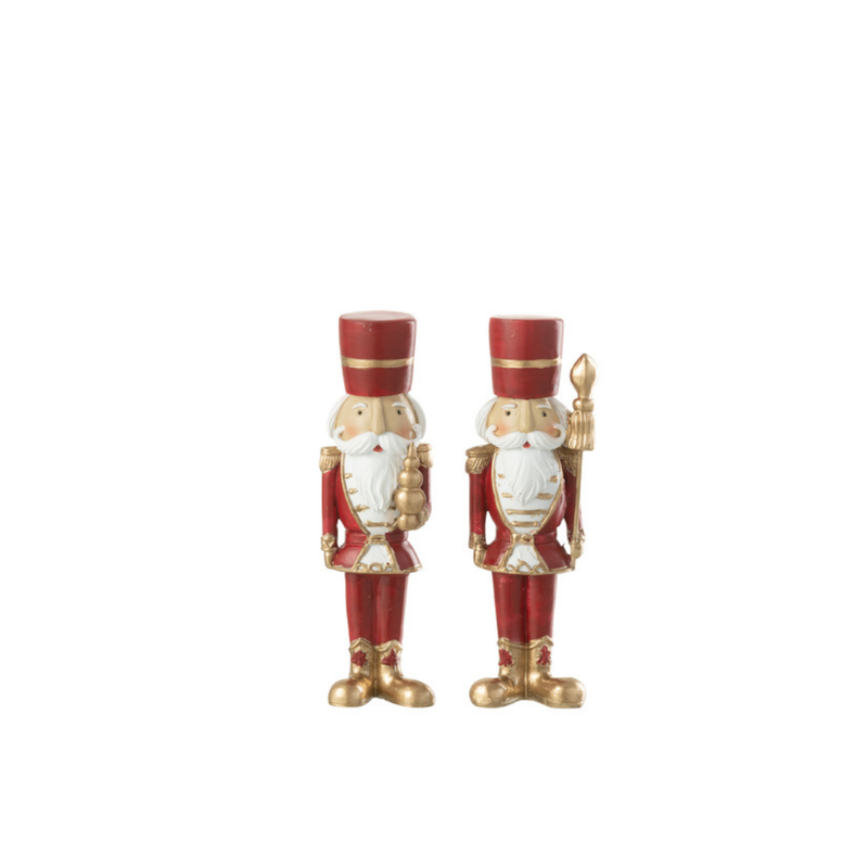J-Line Notenkrakers S Rood Wit Set 2