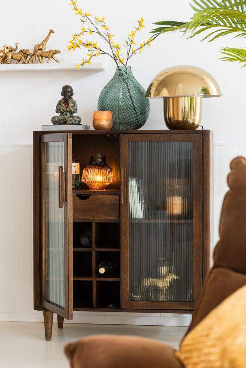 J-Line Paddenstoel Lamp Goud S