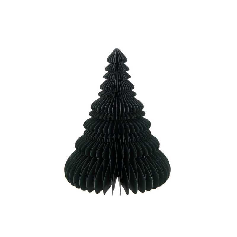 J-Line Papieren Decoratieboom Groen L