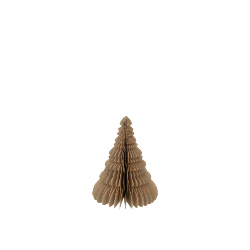 J-Line Papieren Kersthanger Beige