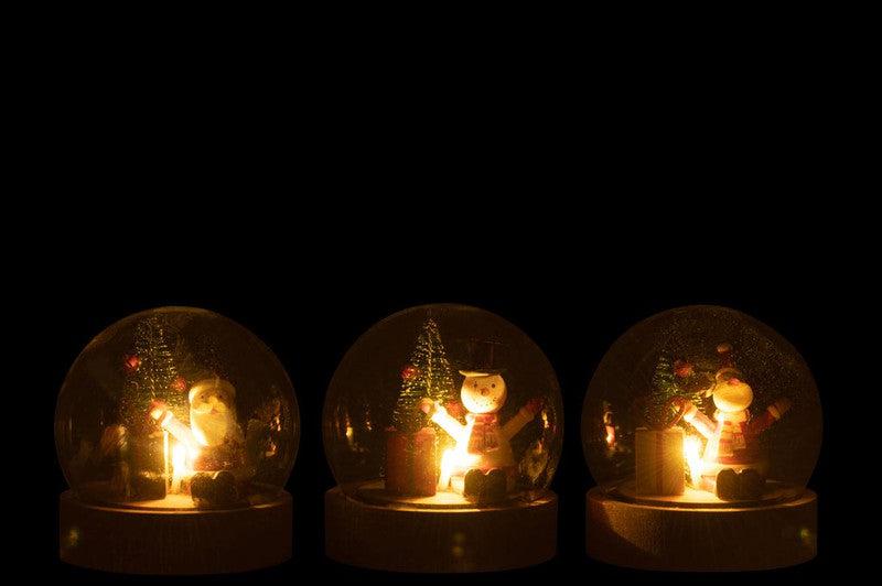 J-Line Ronde Stolp Kerst Decoratie Led