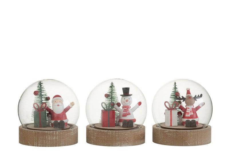 J-Line Ronde Stolp Kerst Decoratie Led