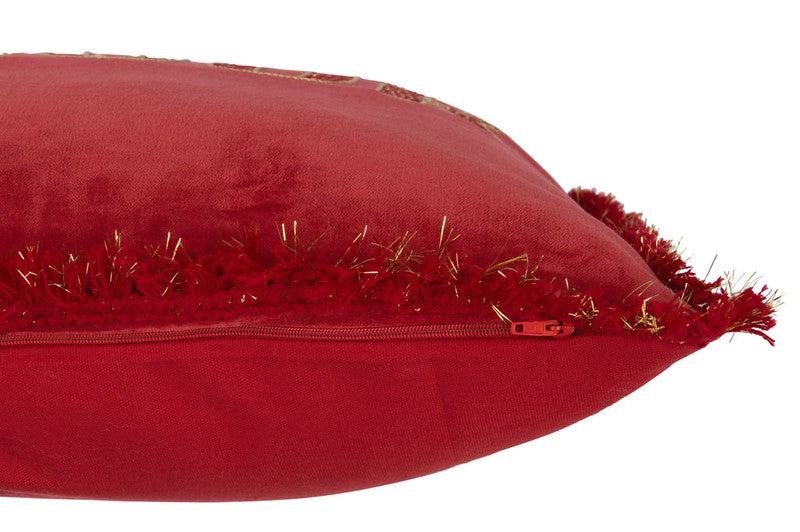 J-Line Rood Kussen Amour
