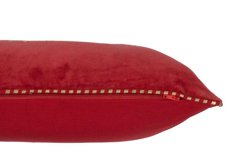 J-Line Rood Kussen Bonheur