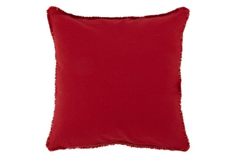 J-Line Rood Kussen Kerstboom