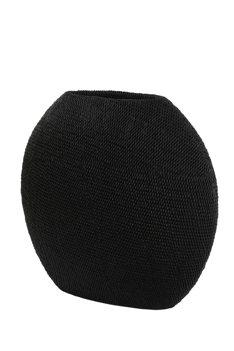 Light & Living Zwarte Vensterbank Vaas Mashaba 45Cm