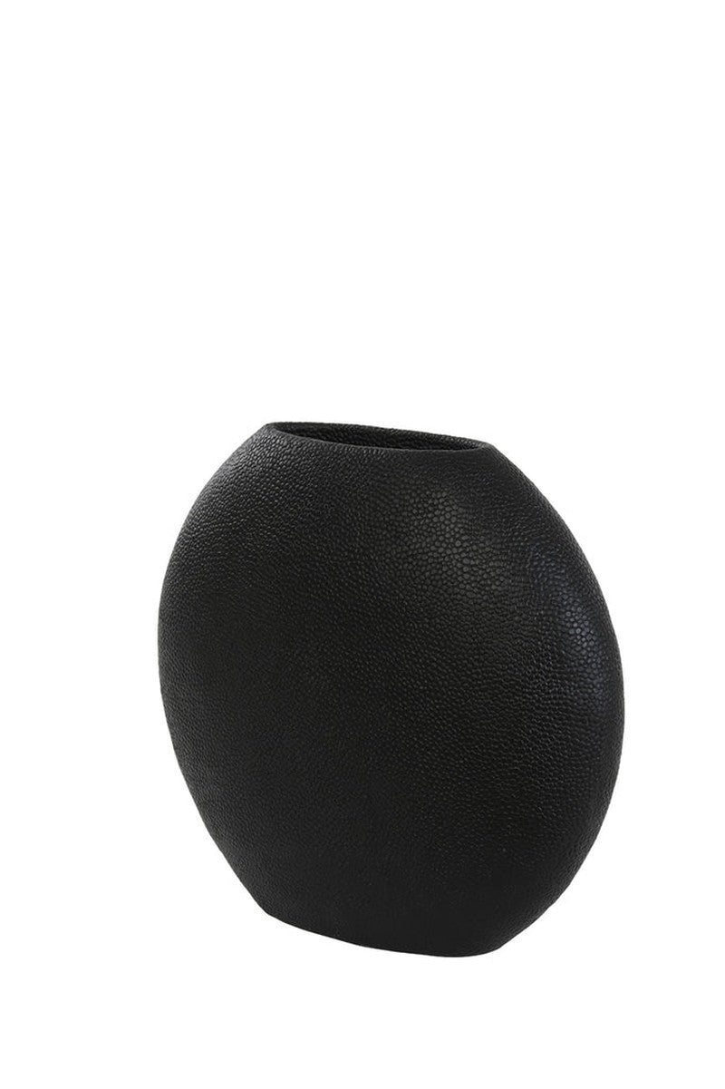 Light & Living Zwarte Vensterbank Vaas Rayskin 36Cm