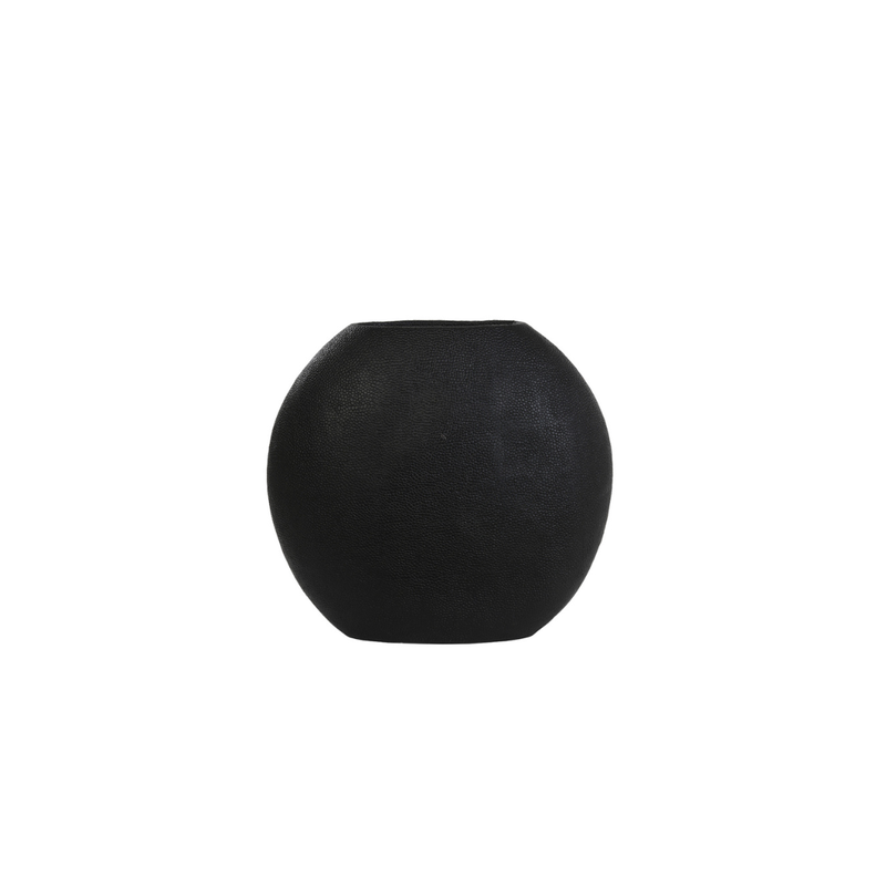 Light & Living Zwarte Vensterbank Vaas Rayskin 36Cm