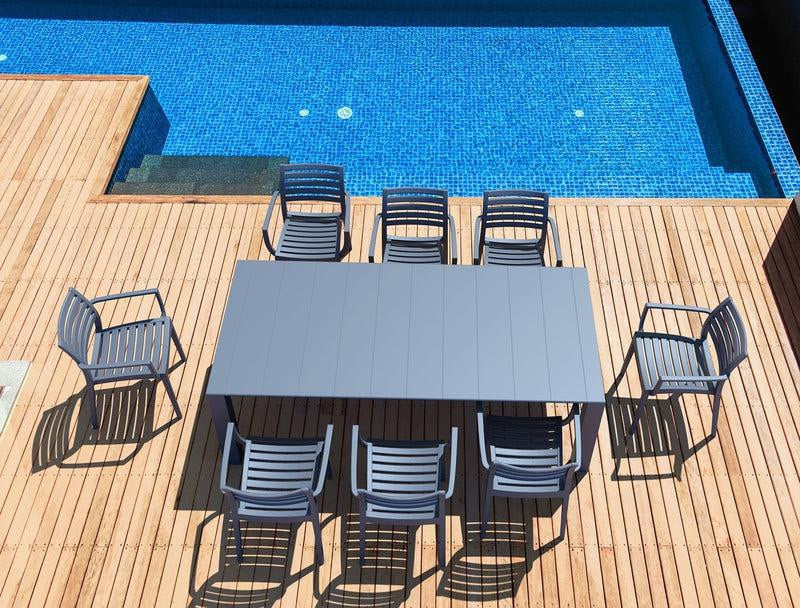 Stapelbare Tuinstoelen Met Leuning Taupe Siesta Artemis