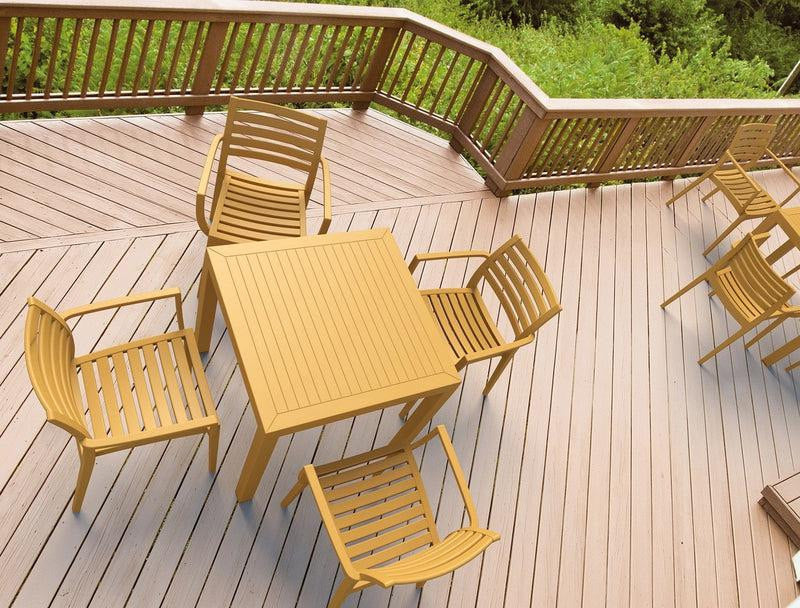 Stapelbare Tuinstoelen Met Leuning Taupe Siesta Artemis