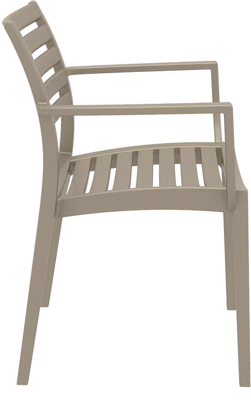 Stapelbare Tuinstoelen Met Leuning Taupe Siesta Artemis