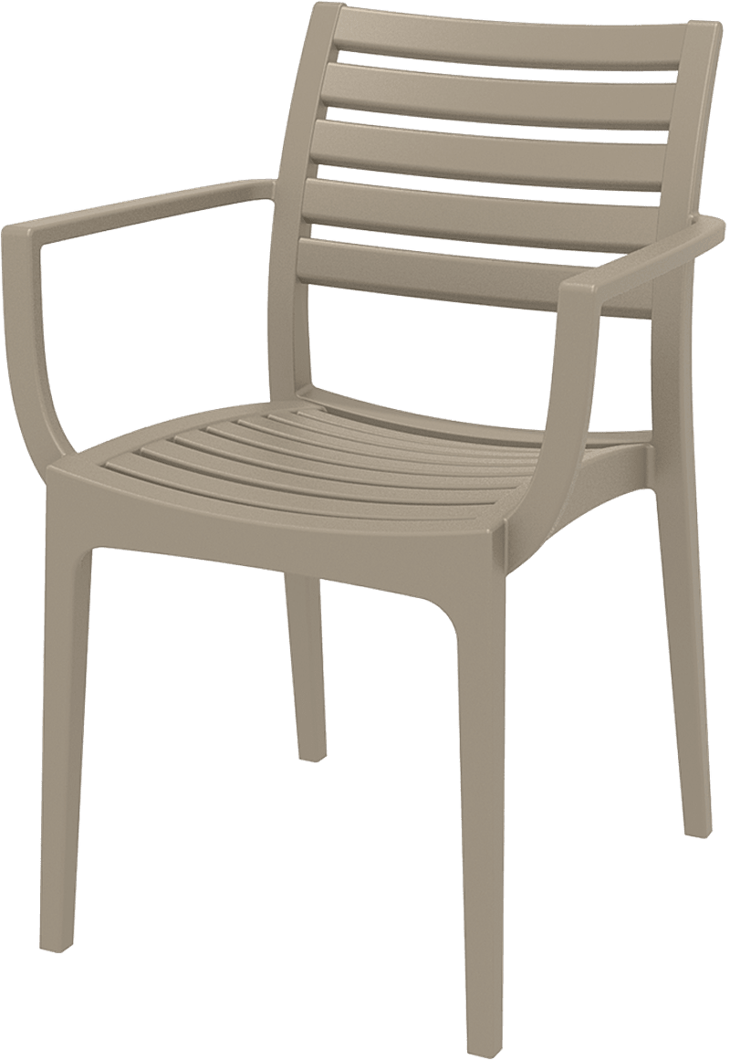 Stapelbare Tuinstoelen Met Leuning Taupe Siesta Artemis
