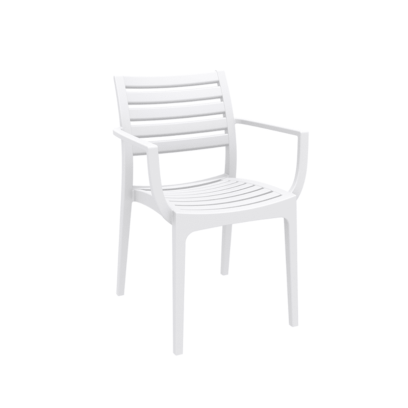 Stapelbare Tuinstoelen Met Leuning Wit Siesta Artemis