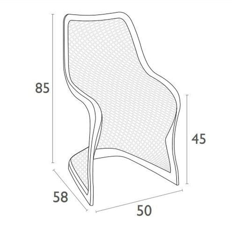 Tuinstoelen Bloom Siesta Wit