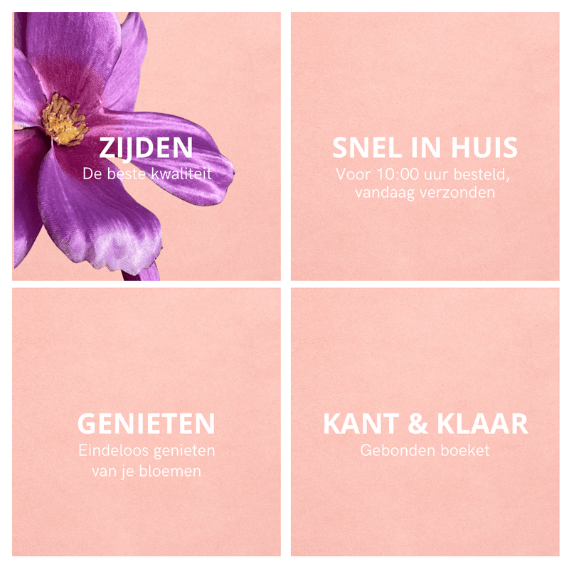 Zijden Boeket Jackie