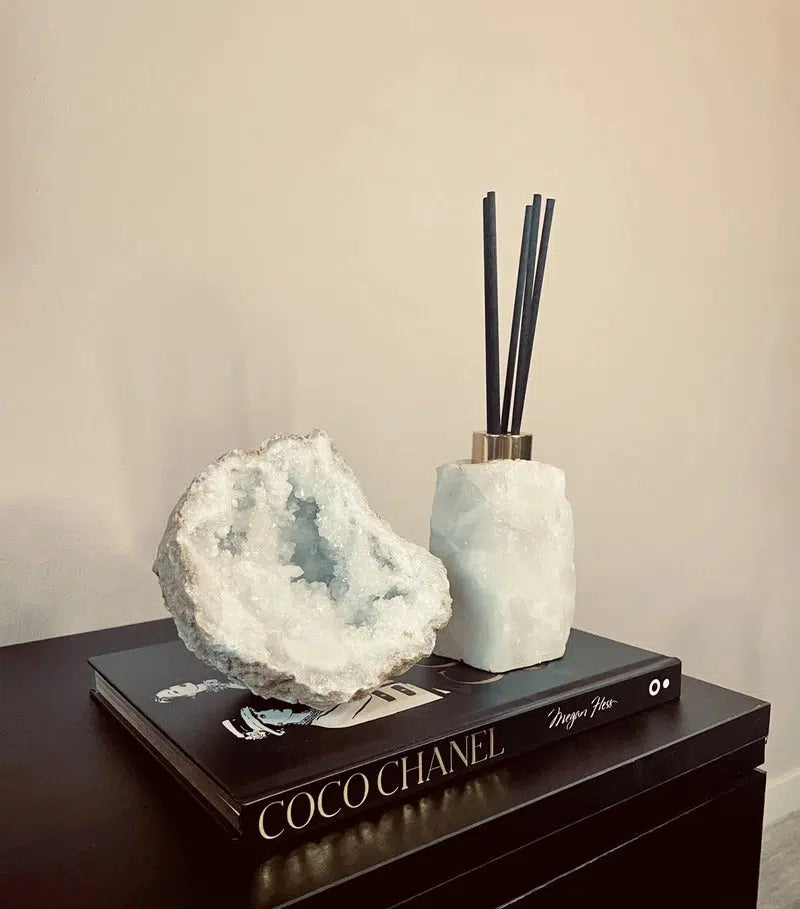 Bergkristal Geode Decoratiesteen