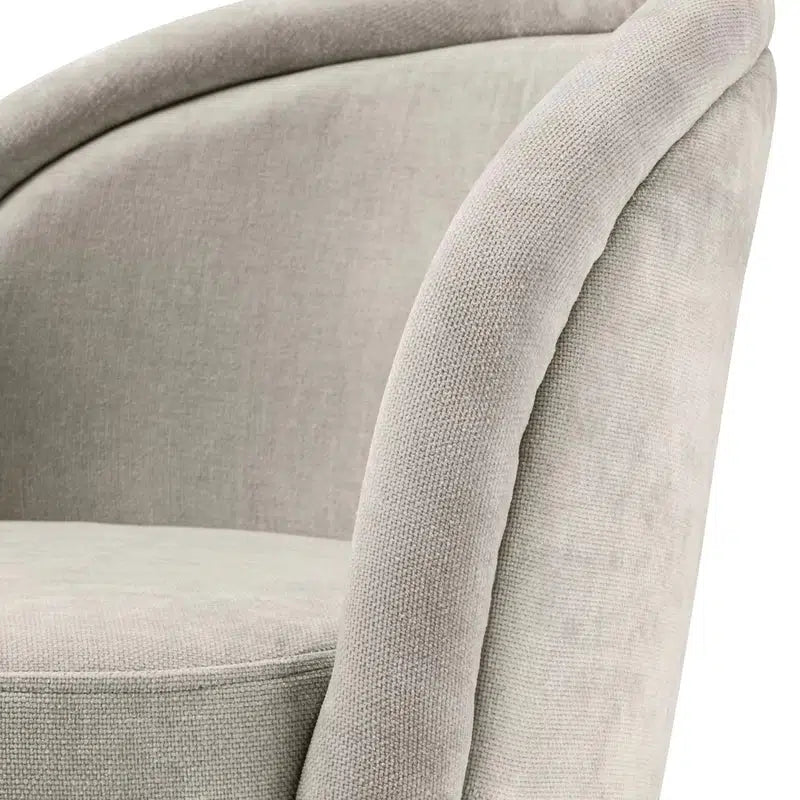 Eichholtz Eetkamerstoel Chloé Clarck Zand Set Van 2