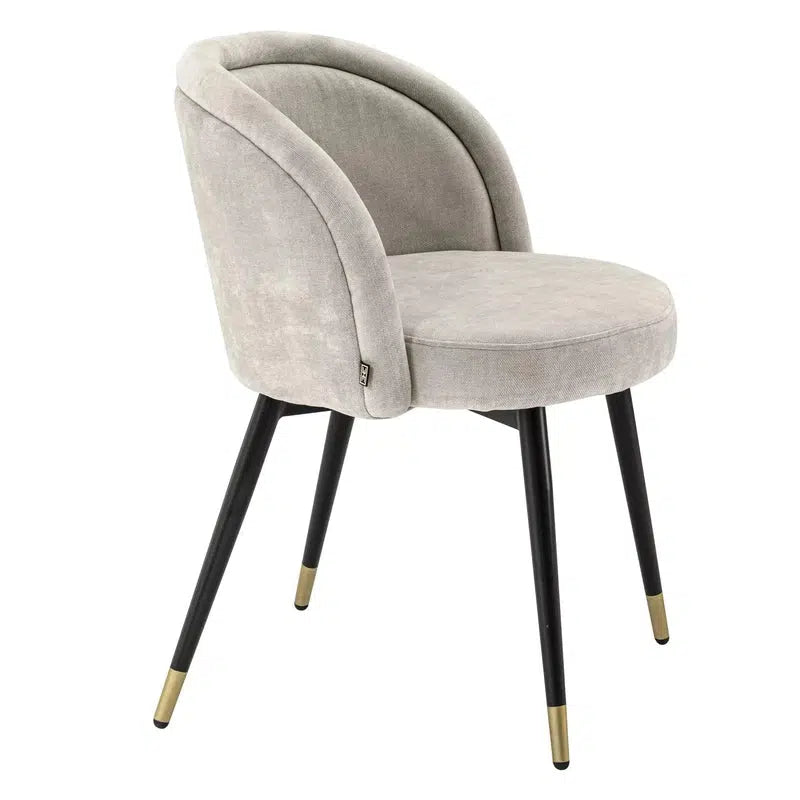 Eichholtz Eetkamerstoel Chloé Clarck Zand Set Van 2