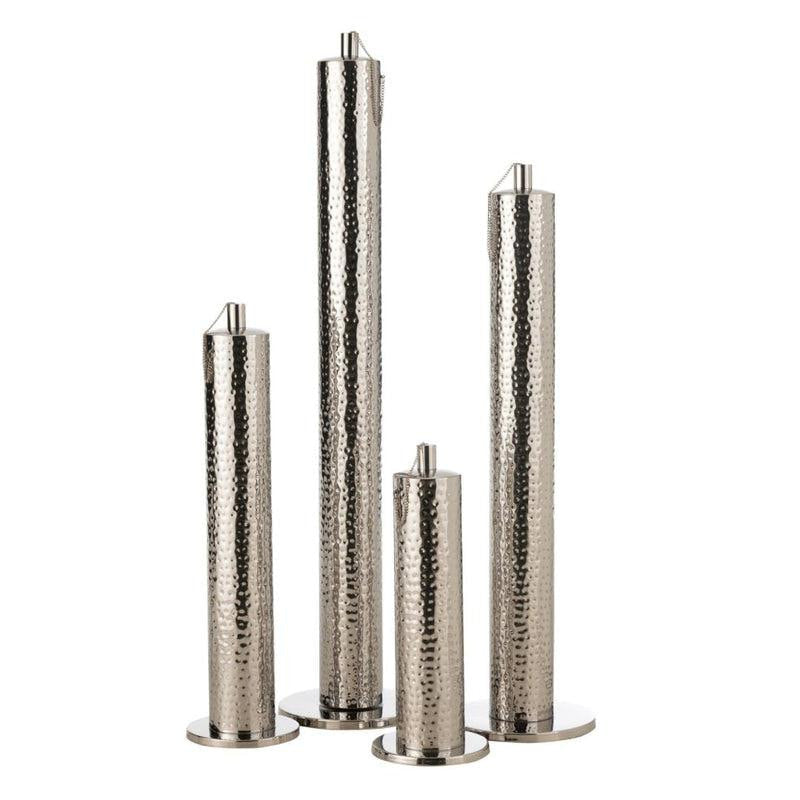 J-Line Roestvrijstalen Tuinfakkel Zilver Xl
