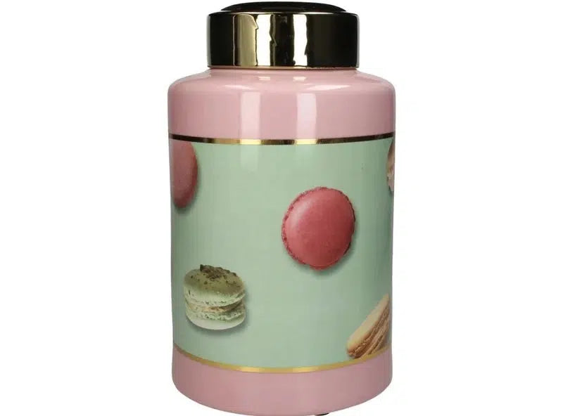 Macaron Opberg Pot Roze Goud
