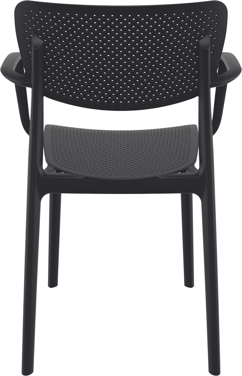 Terras Stoel Zwart Siesta Loft