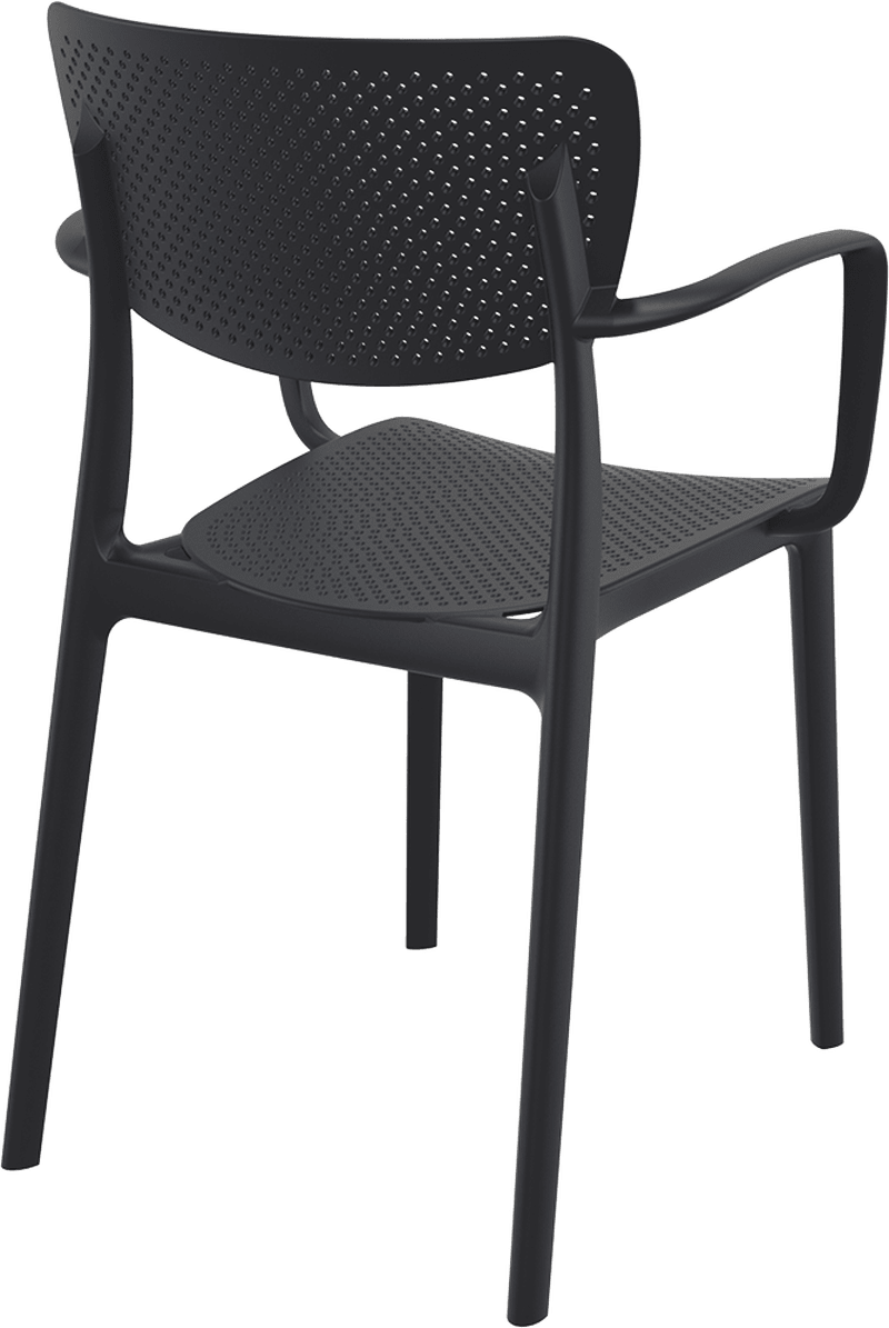 Terras Stoel Zwart Siesta Loft