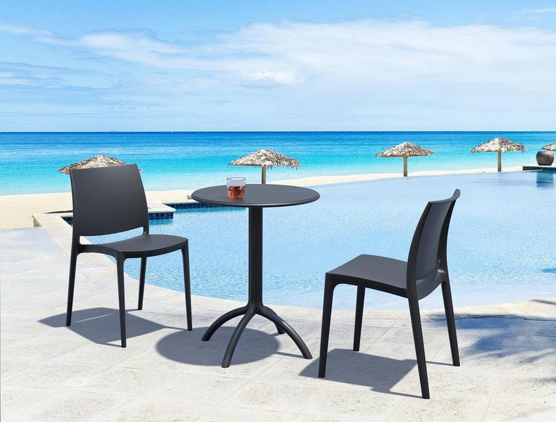 Tuinstoel Stapelbaar Wit Siesta Maya