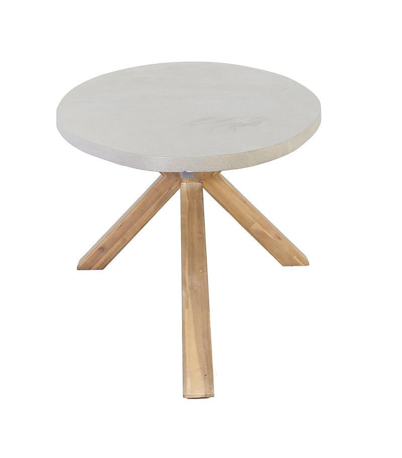 Tuintafel Ovaal Hout Kruispoot
