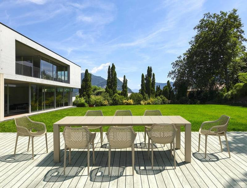 Tuintafel Uitschuifbaar Zwart 12 Personen L