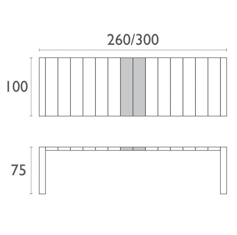 Tuintafel Uitschuifbaar Zwart 12 Personen L