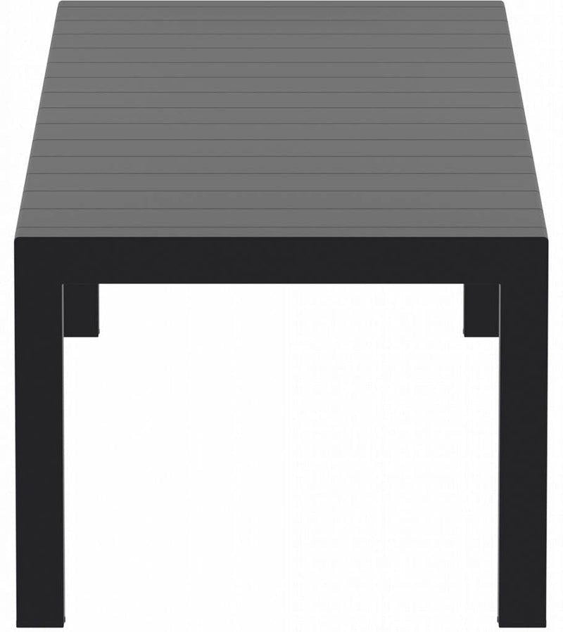 Tuintafel Uitschuifbaar Zwart 12 Personen L