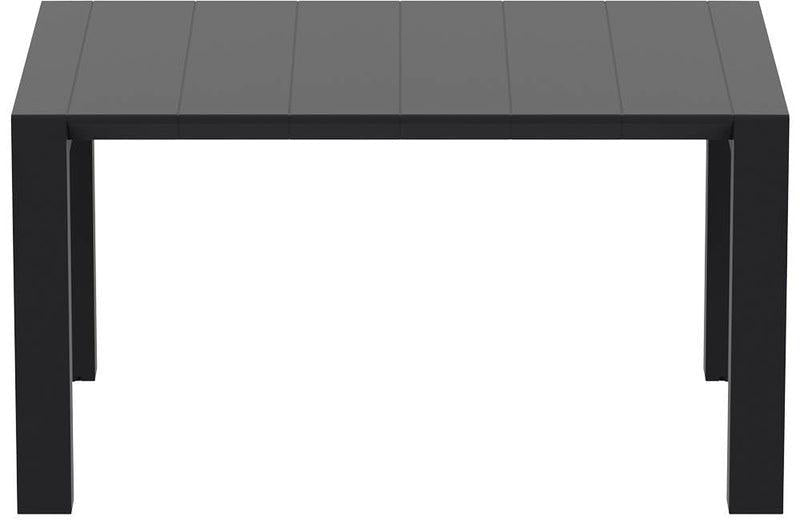 Uitschuifbare Tuintafel Zwart 4 Personen S